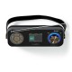 Nedis RDDB5200BK DAB+ & FM Radio with Bluetooth & Rechargeable Battery - Black